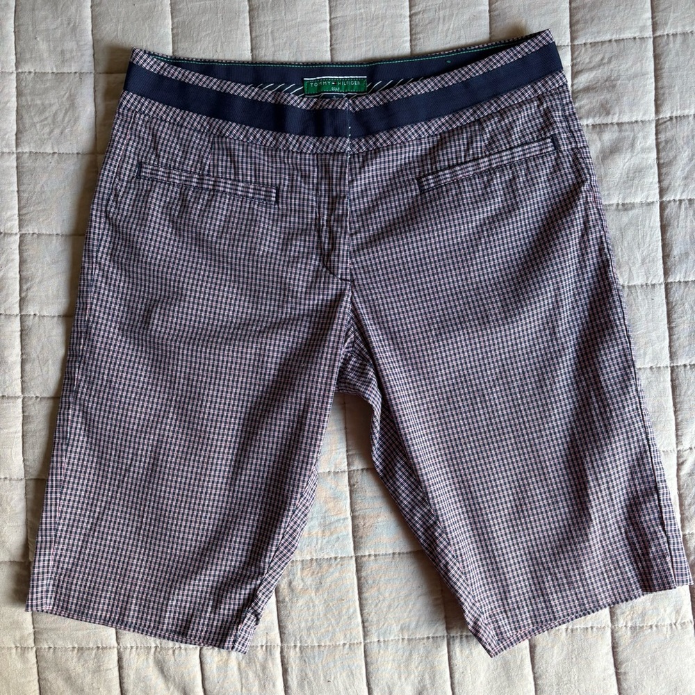 Tommy Hilfiger Plaid Golf Shorts
